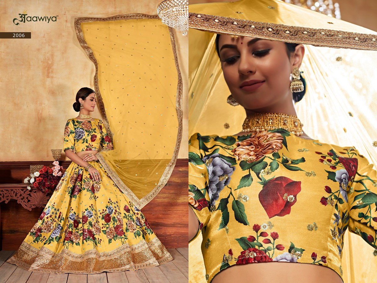 WEDDING SEASON SPECIAL FLOWER PRINTED LEHENGA