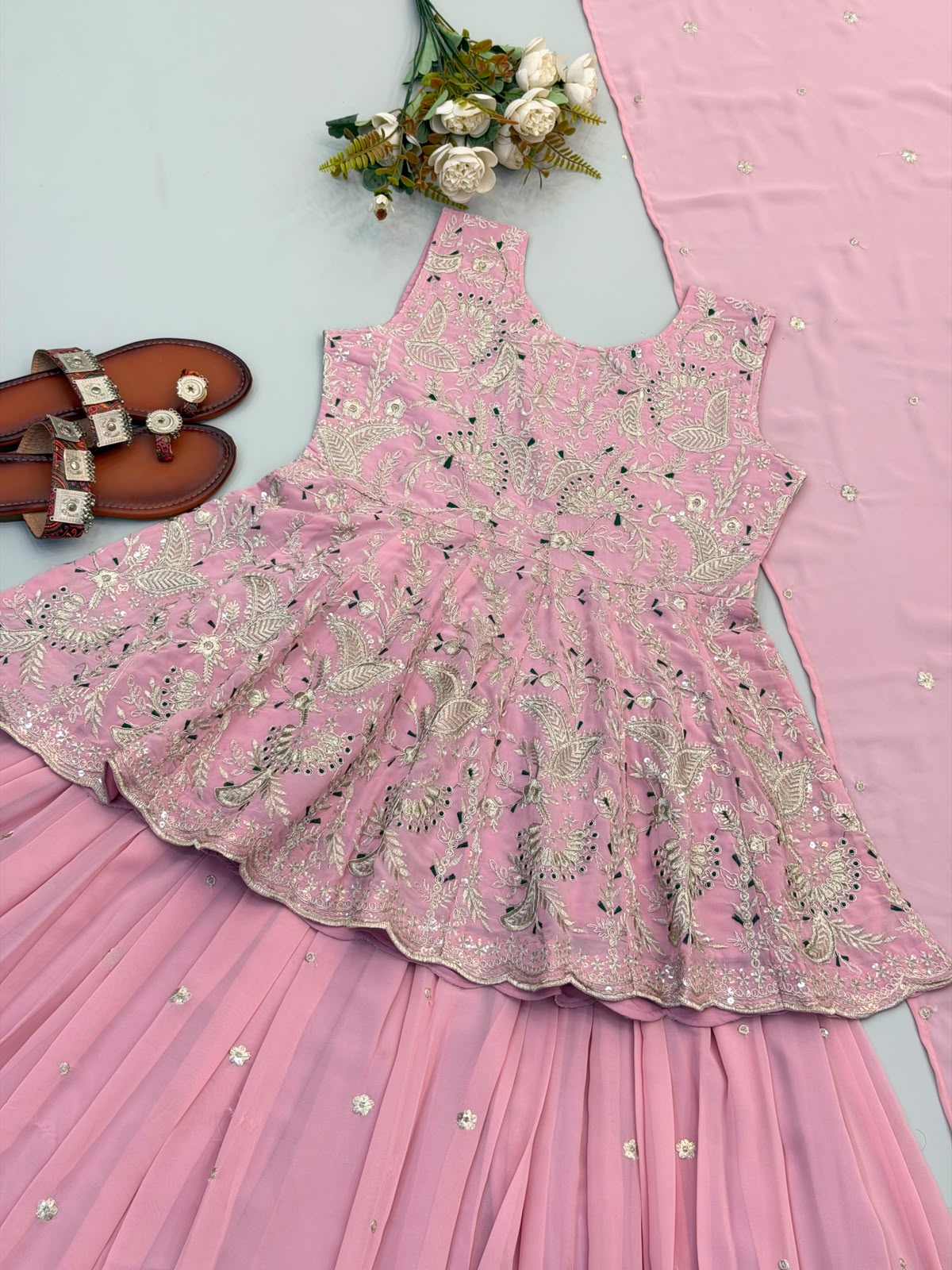 Pink Love Ethnic Wear Outfit