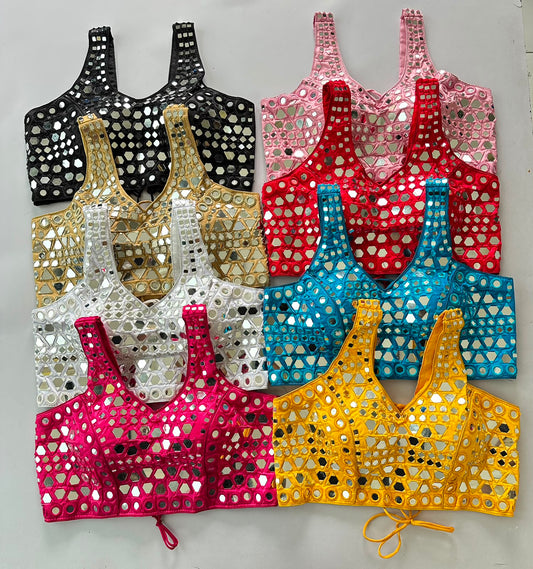Bollywood Royalty Mirror Work Blouse