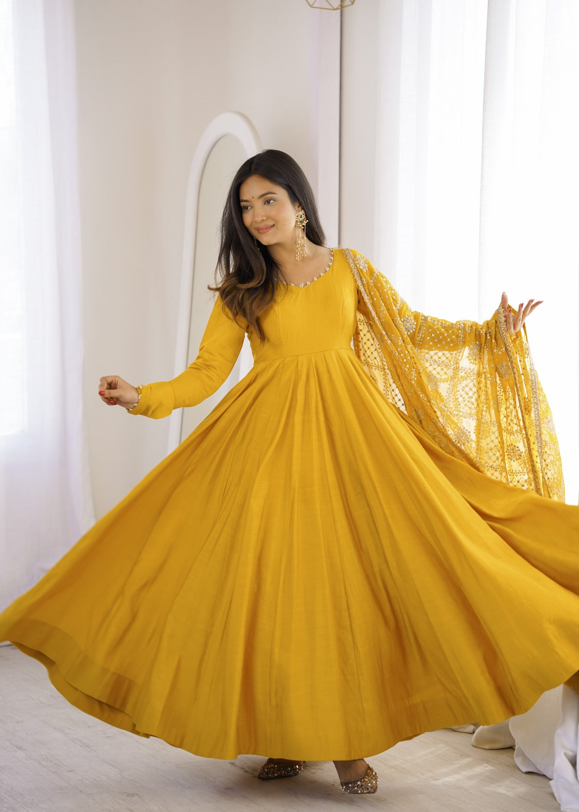 Mustard Yellow Fresh Look Ready to Wear Outfit