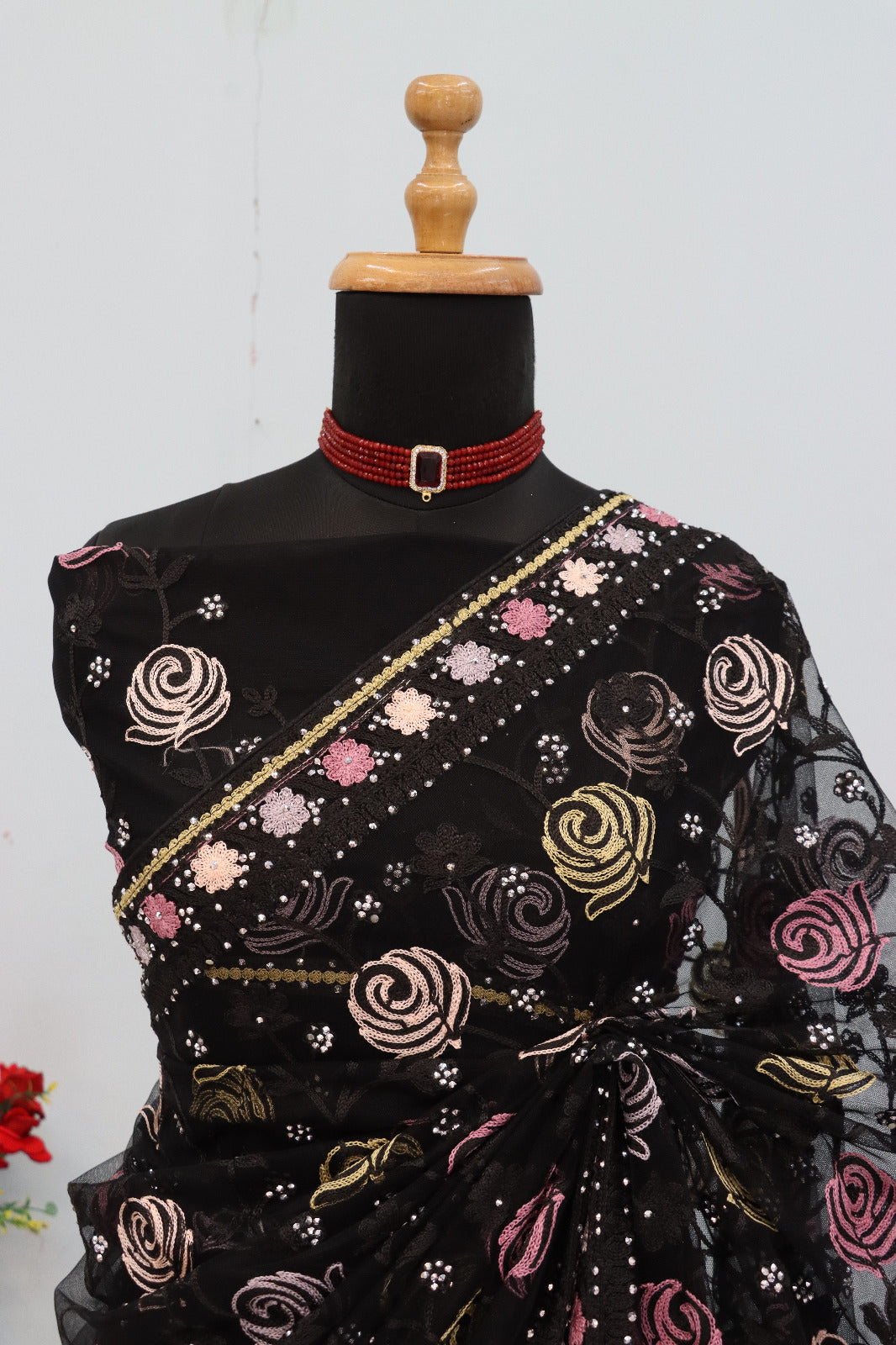 Most Beautiful Butterfly Net Saree