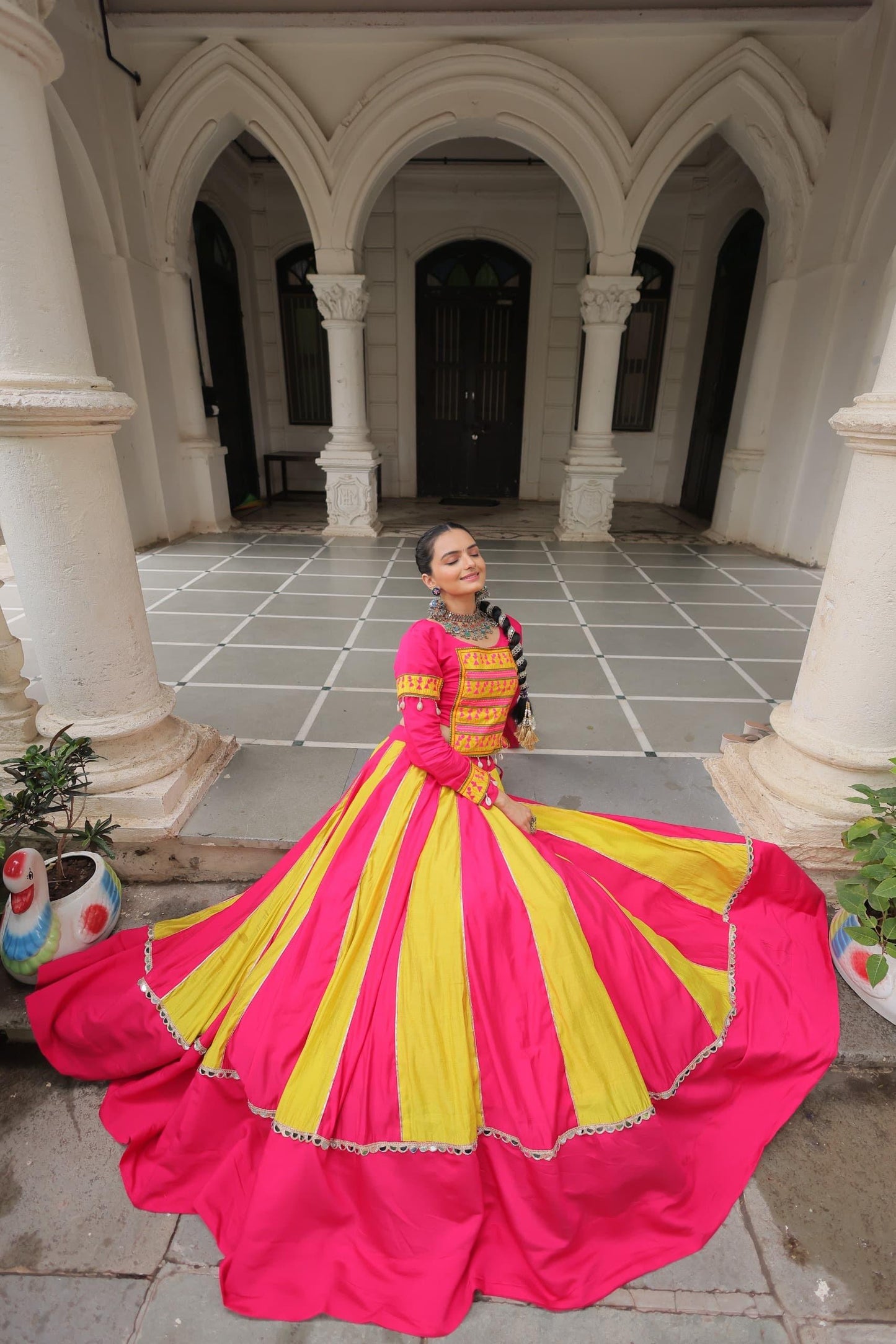 Fluorescent Vibes Pre Wedding Sangeet Exclusive Lehanga