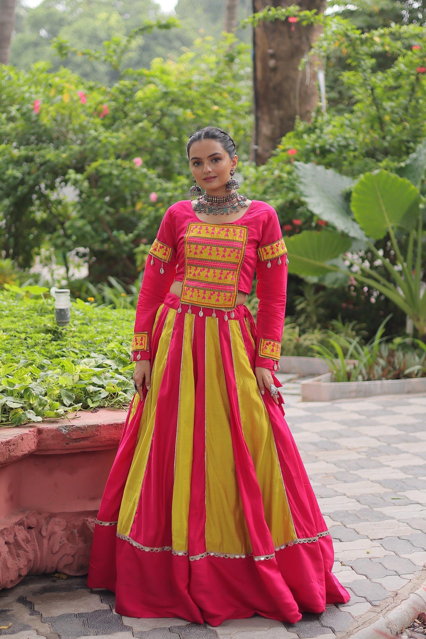 Fluorescent Vibes Pre Wedding Sangeet Exclusive Lehanga
