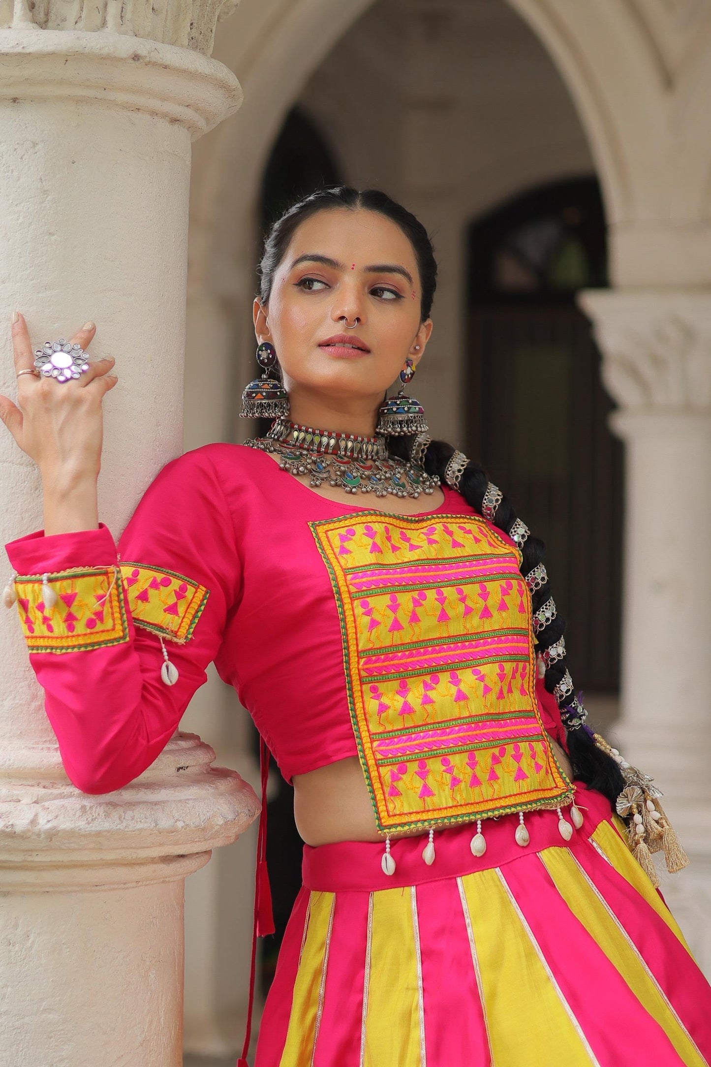 Fluorescent Vibes Pre Wedding Sangeet Exclusive Lehanga