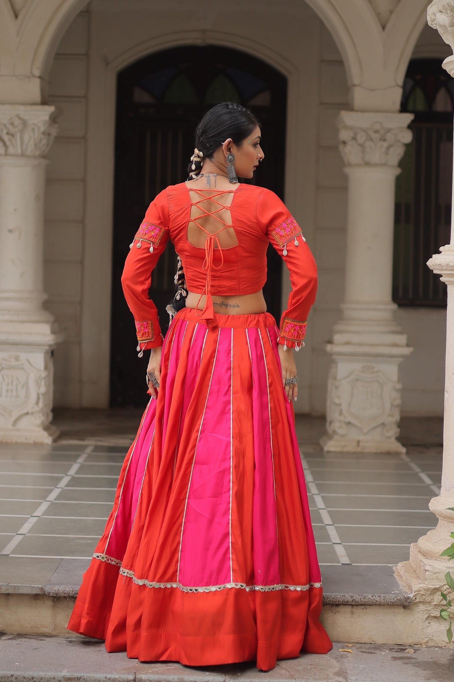 Fluorescent Vibes Pre Wedding Sangeet Exclusive Lehanga