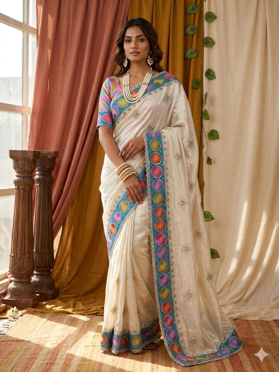 Soft Elegant RichLook Prada Silk Saree