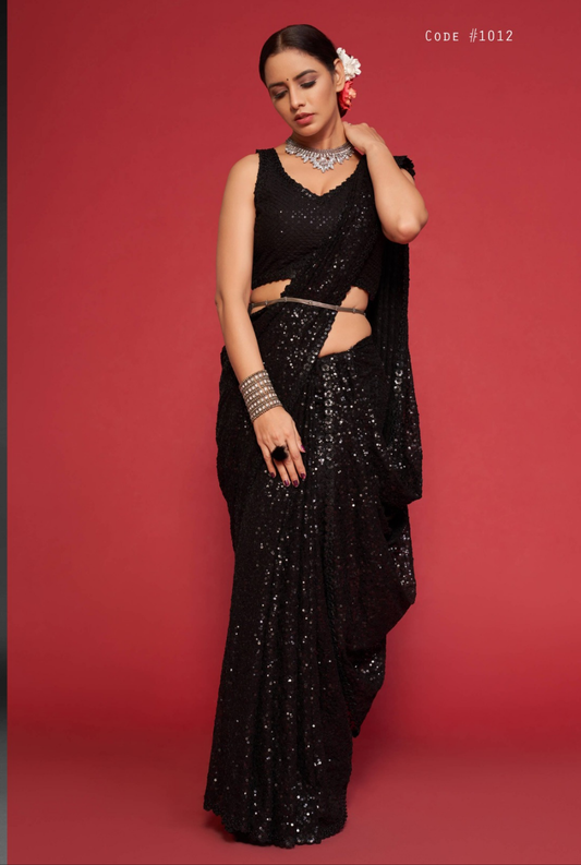 Ultra Premium Sequins Superior Saree