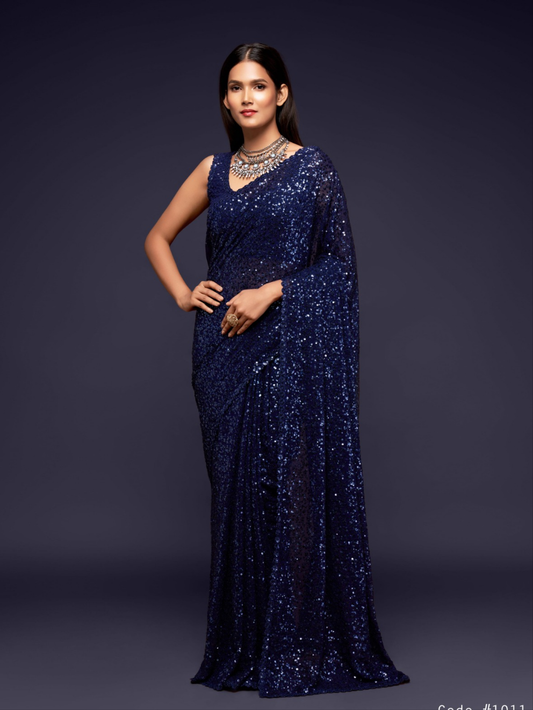 Ultra Premium Sequins Superior Saree
