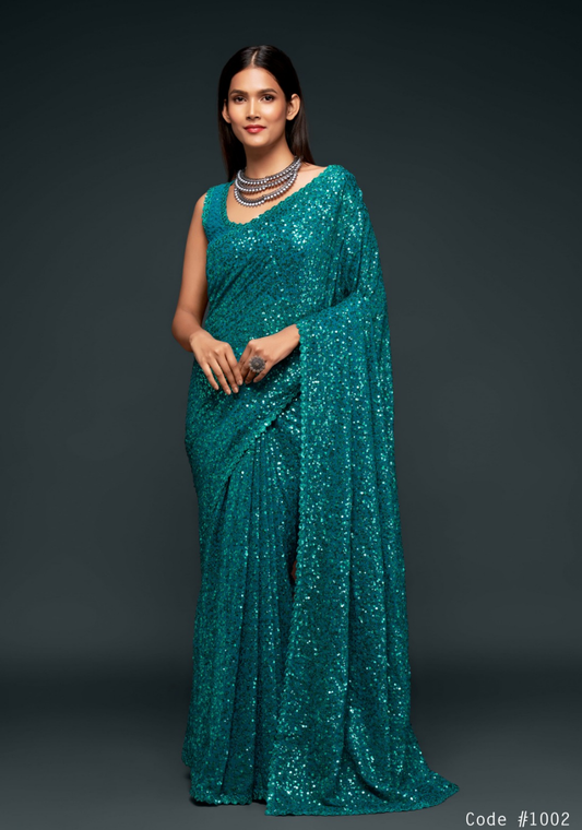Ultra Premium Sequins Superior Saree