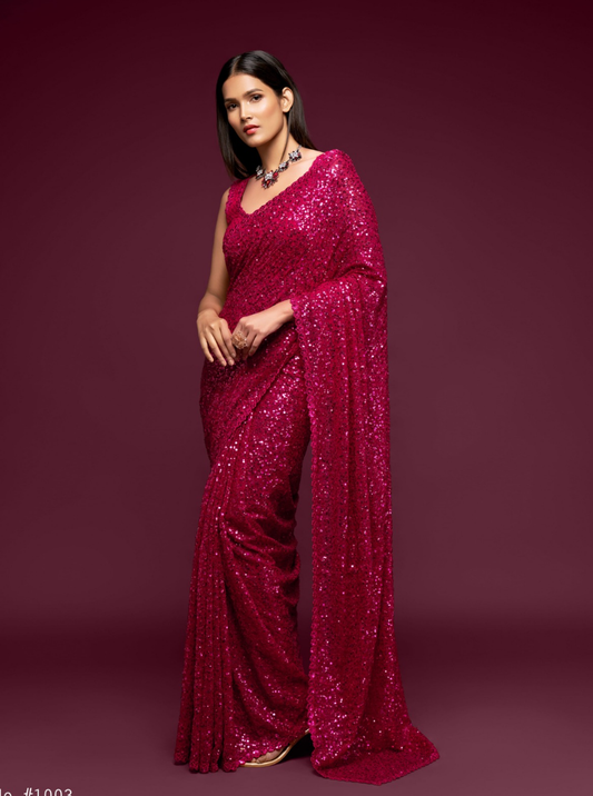 Ultra Premium Sequins Superior Saree