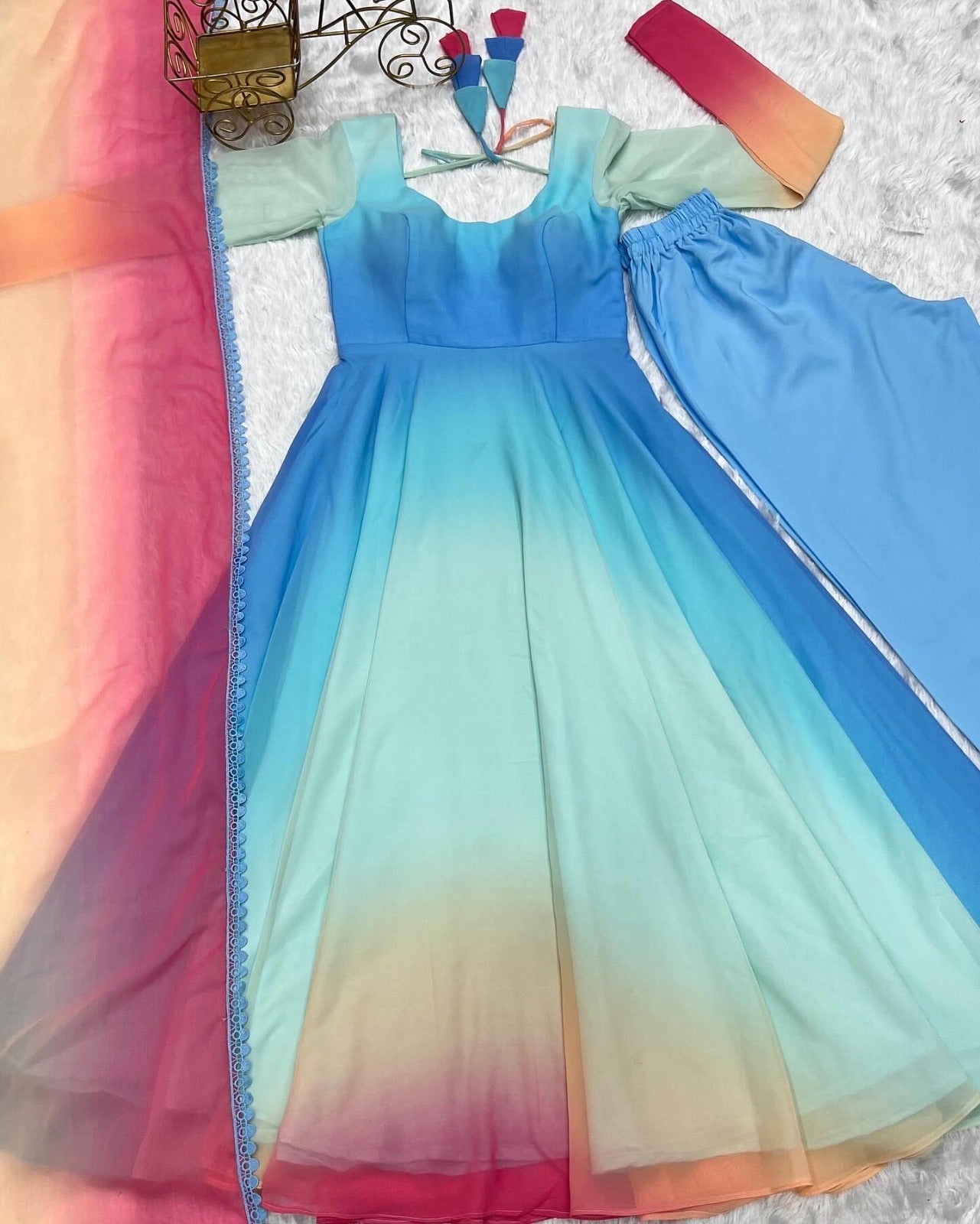 Colorful Stylish Festival Outfit
