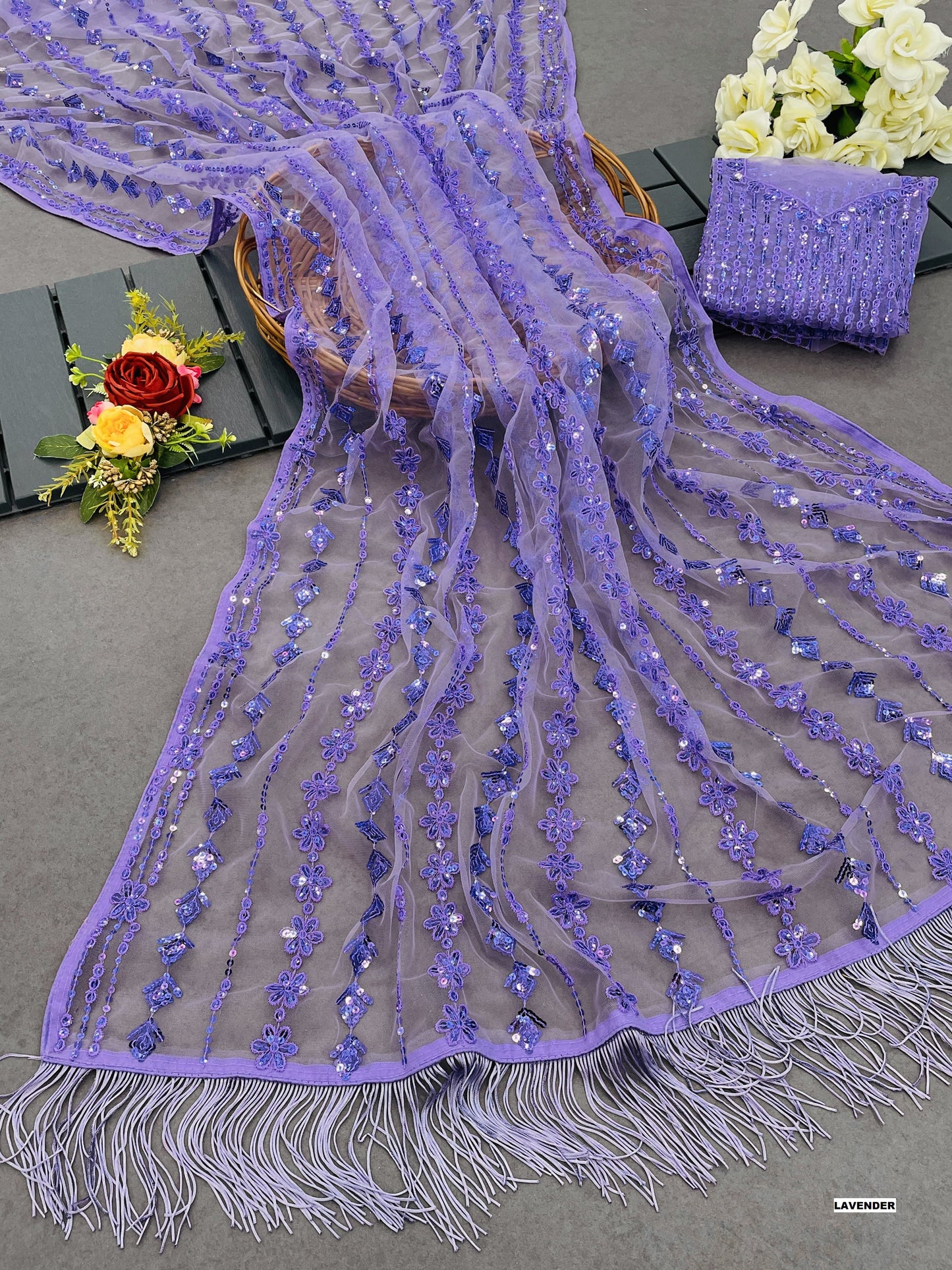 Bestseller BlockBuster Sequin Bling Saree