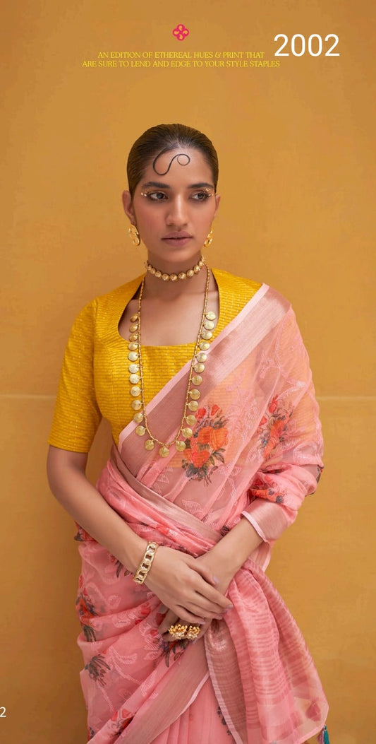 EXCLUSIVE PREMIUM BEAUTIFUL TISSUE SILK SAREES