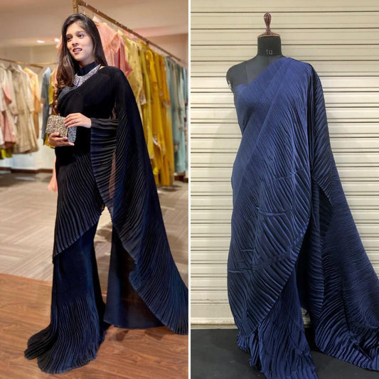 Divas Exclusive Double Crushed Saree
