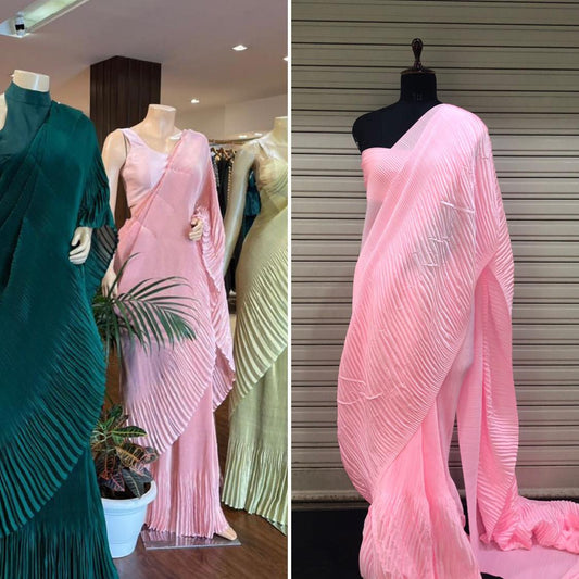 Divas Exclusive Double Crushed Saree