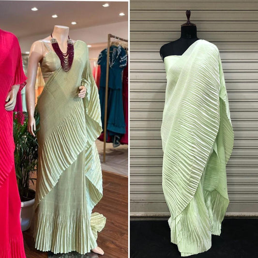 Divas Exclusive Double Crushed Saree