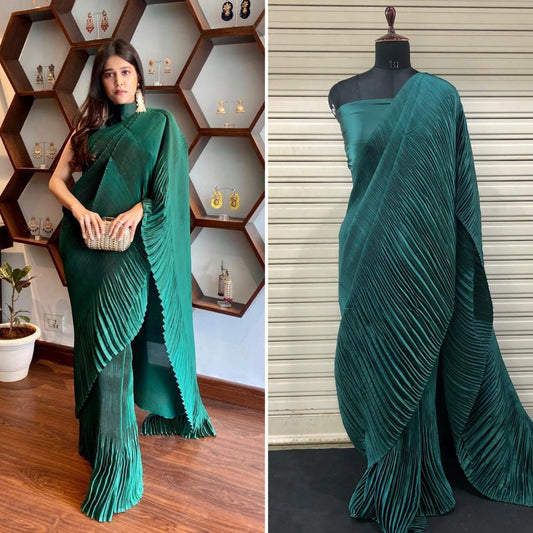 Divas Exclusive Double Crushed Saree