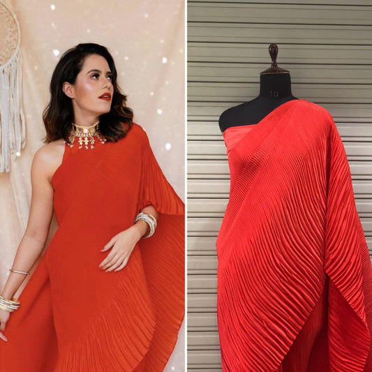 Divas Exclusive Double Crushed Saree