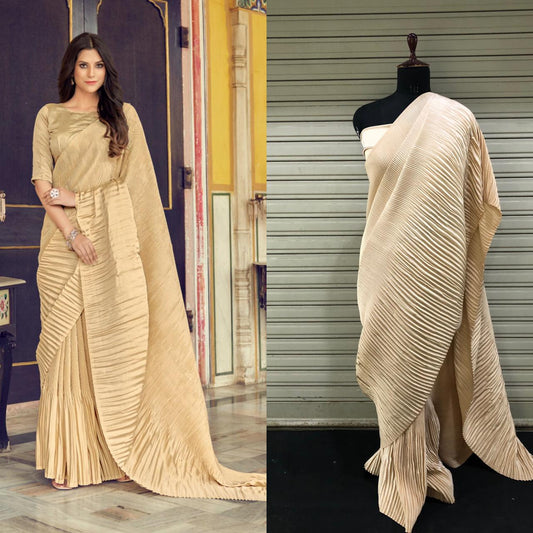 Divas Exclusive Double Crushed Saree