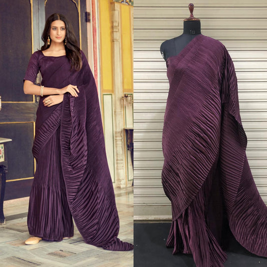 Divas Exclusive Double Crushed Saree