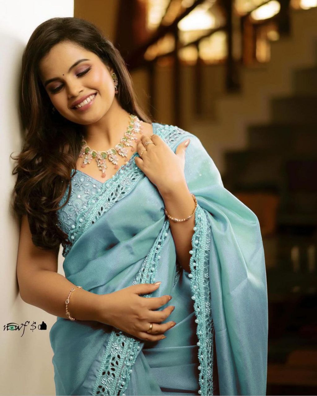 Silver Tissue Silk Pastal Series Sarees