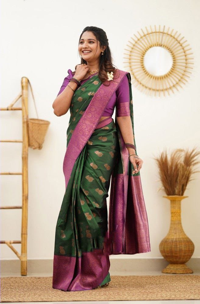 Ethnic Economical Soft Silk Saree