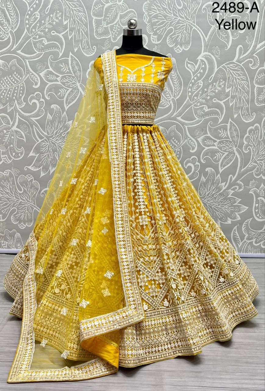 Thread & Sequins Work Designer Party Wear Lehenga