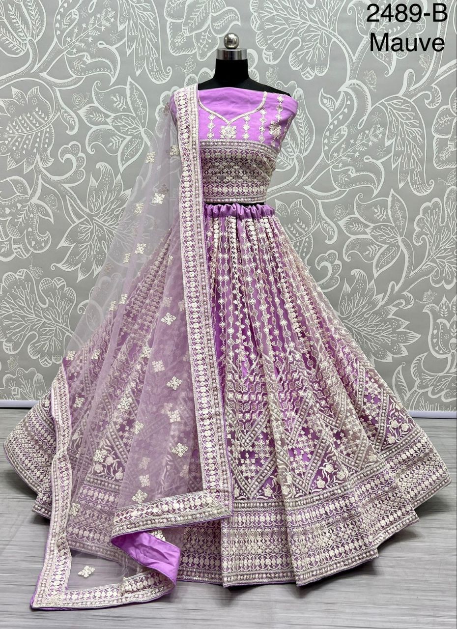 Thread & Sequins Work Designer Party Wear Lehenga