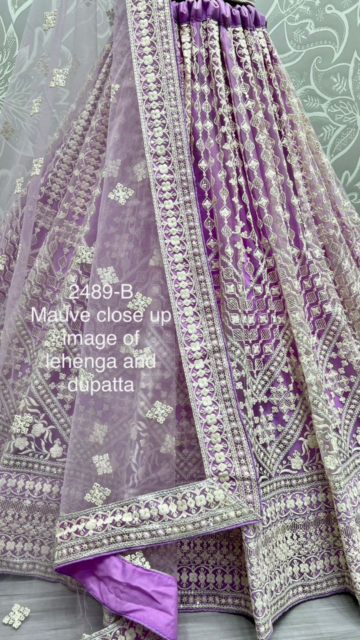 Thread & Sequins Work Designer Party Wear Lehenga