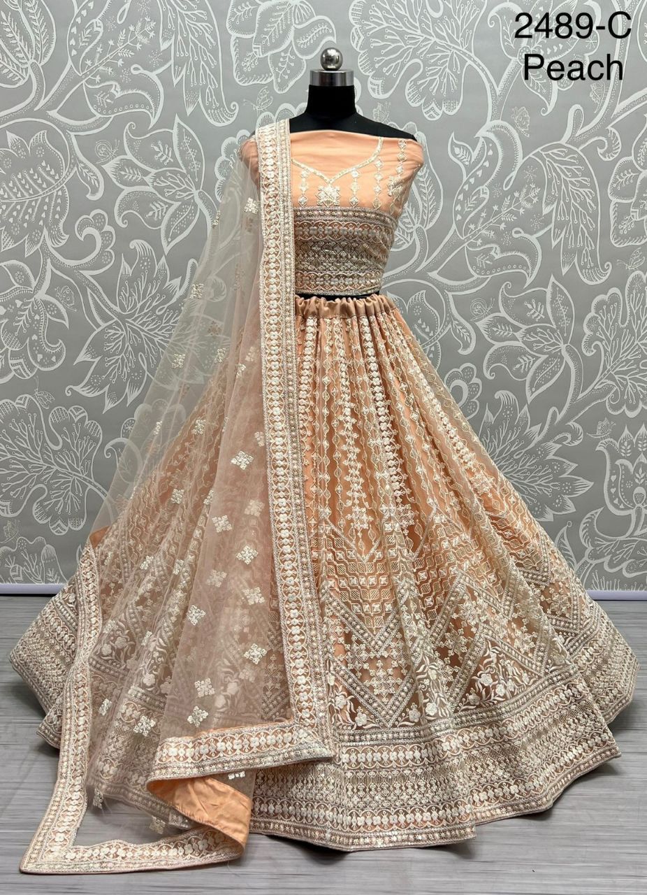 Thread & Sequins Work Designer Party Wear Lehenga