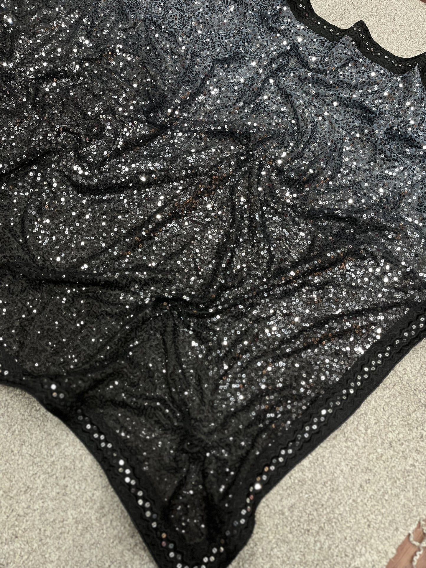 Bling Chic Bollywood Sequin Saree