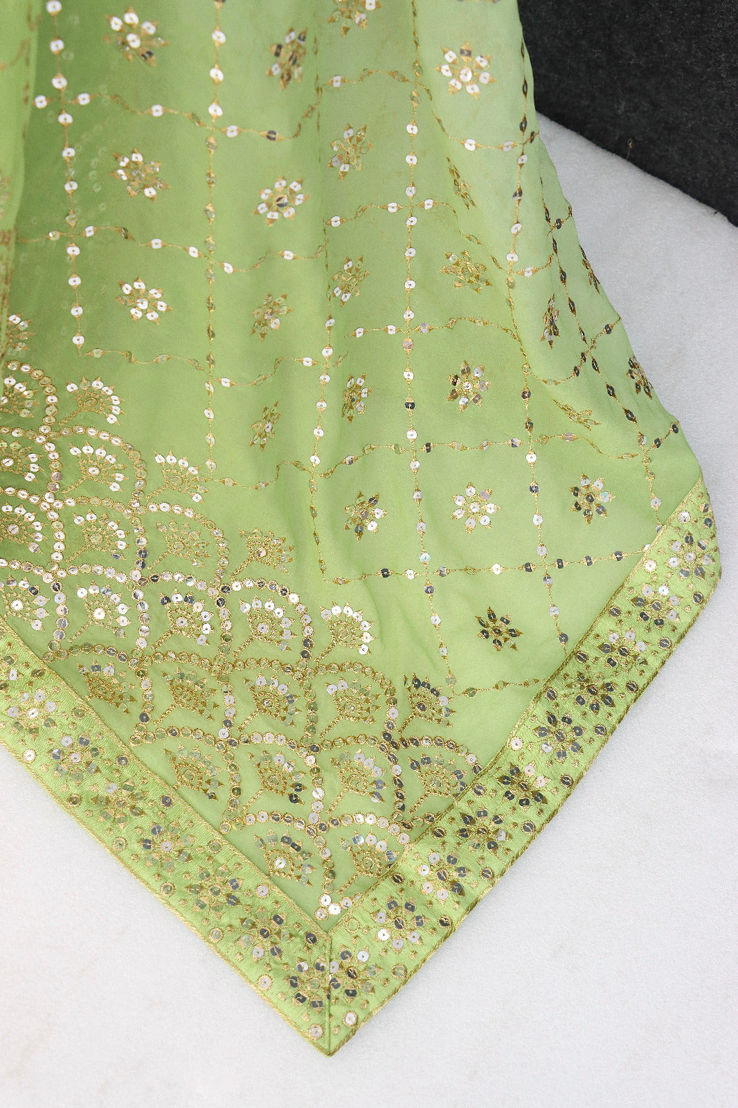 PASTAL PARTY WEAR SAREE
