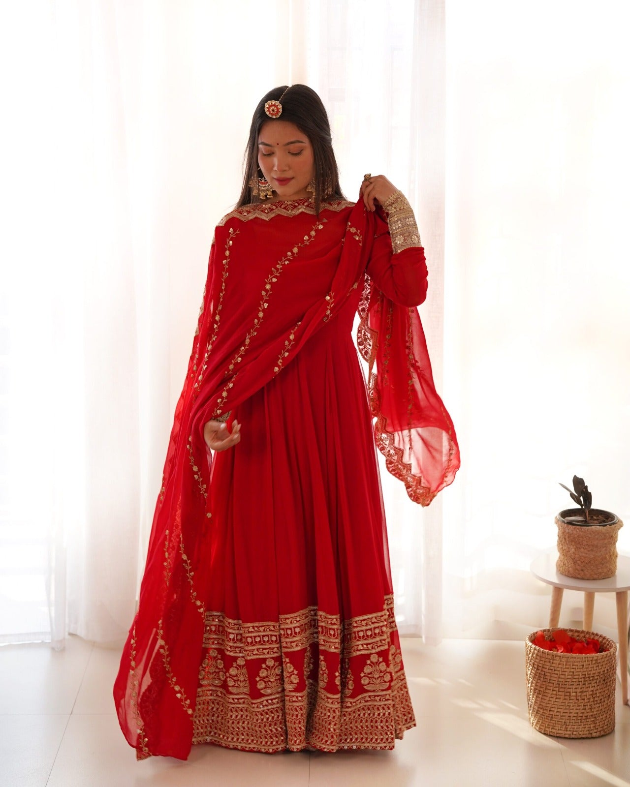 KarwaChauth Exclusive Red Suit