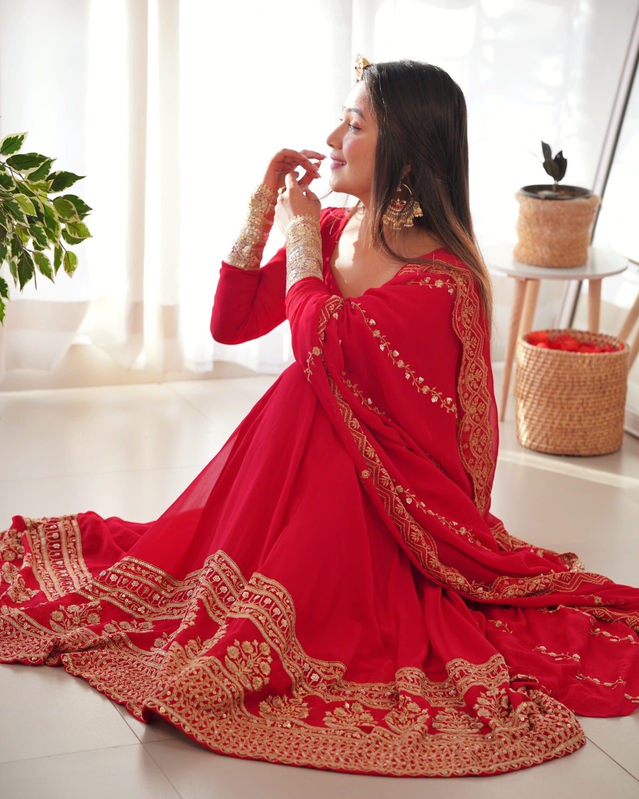 KarwaChauth Exclusive Red Suit