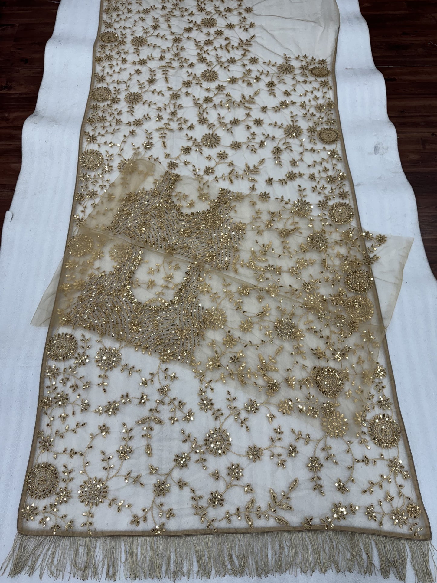 Golden Bling Festival Saree