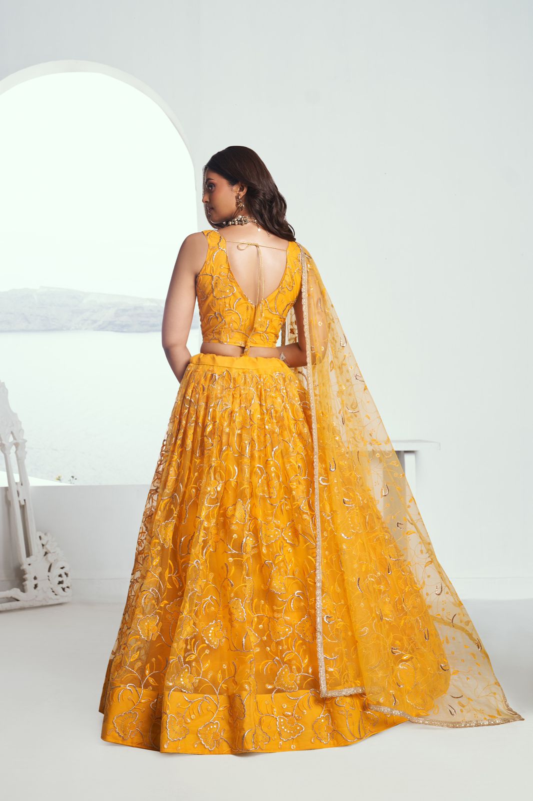 Haldi Pre Wedding Ceremony Lehanga
