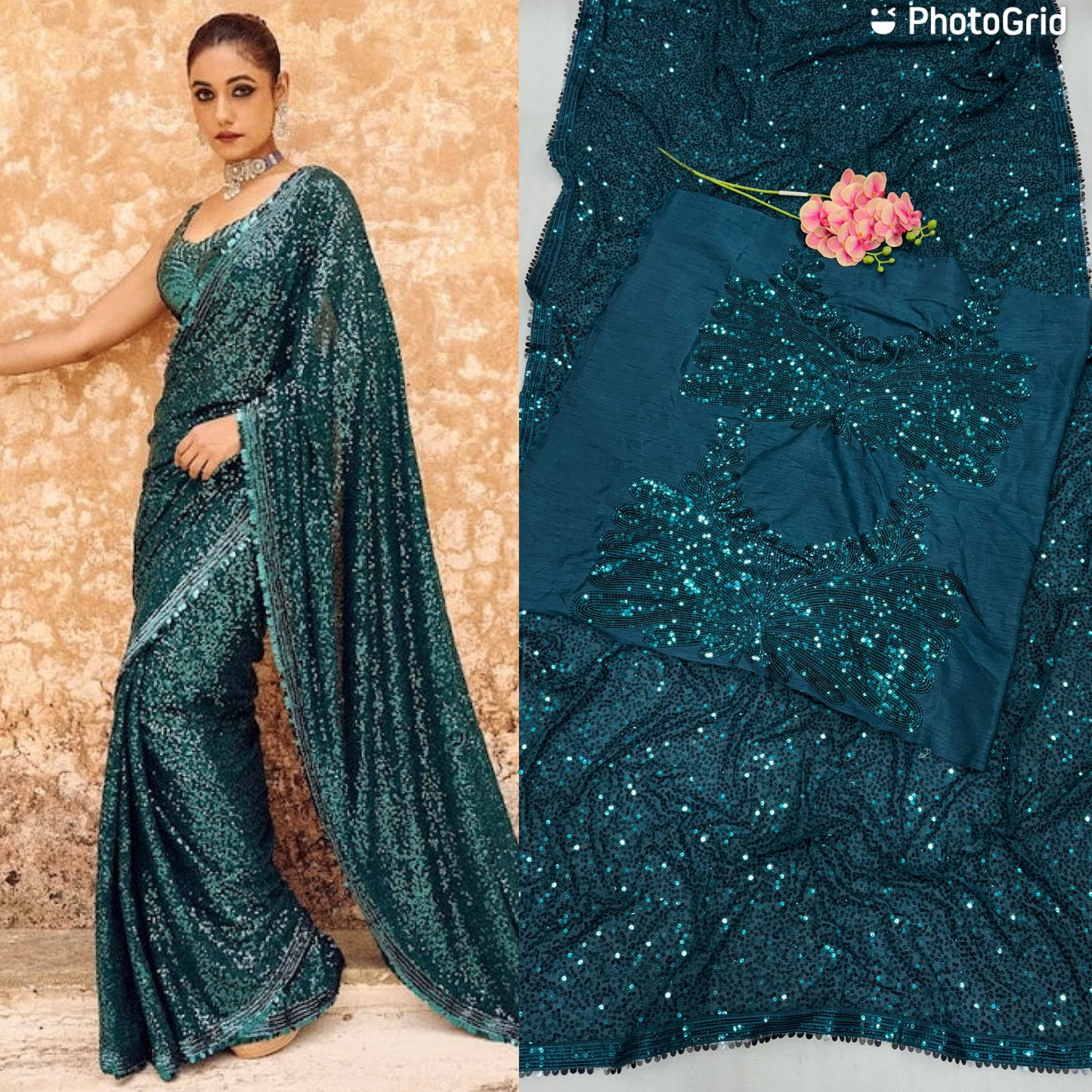 Cocktail Premium Bling Saree