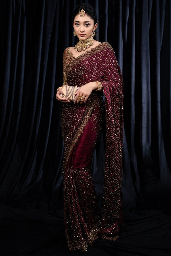 Party Bling Shine Star Premium Saree