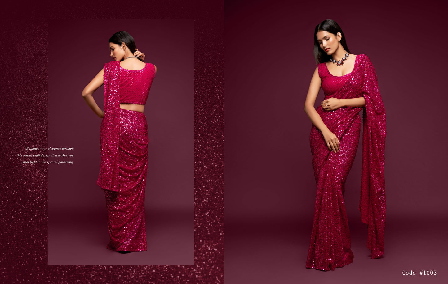 Ultra Premium Sequins Superior Saree