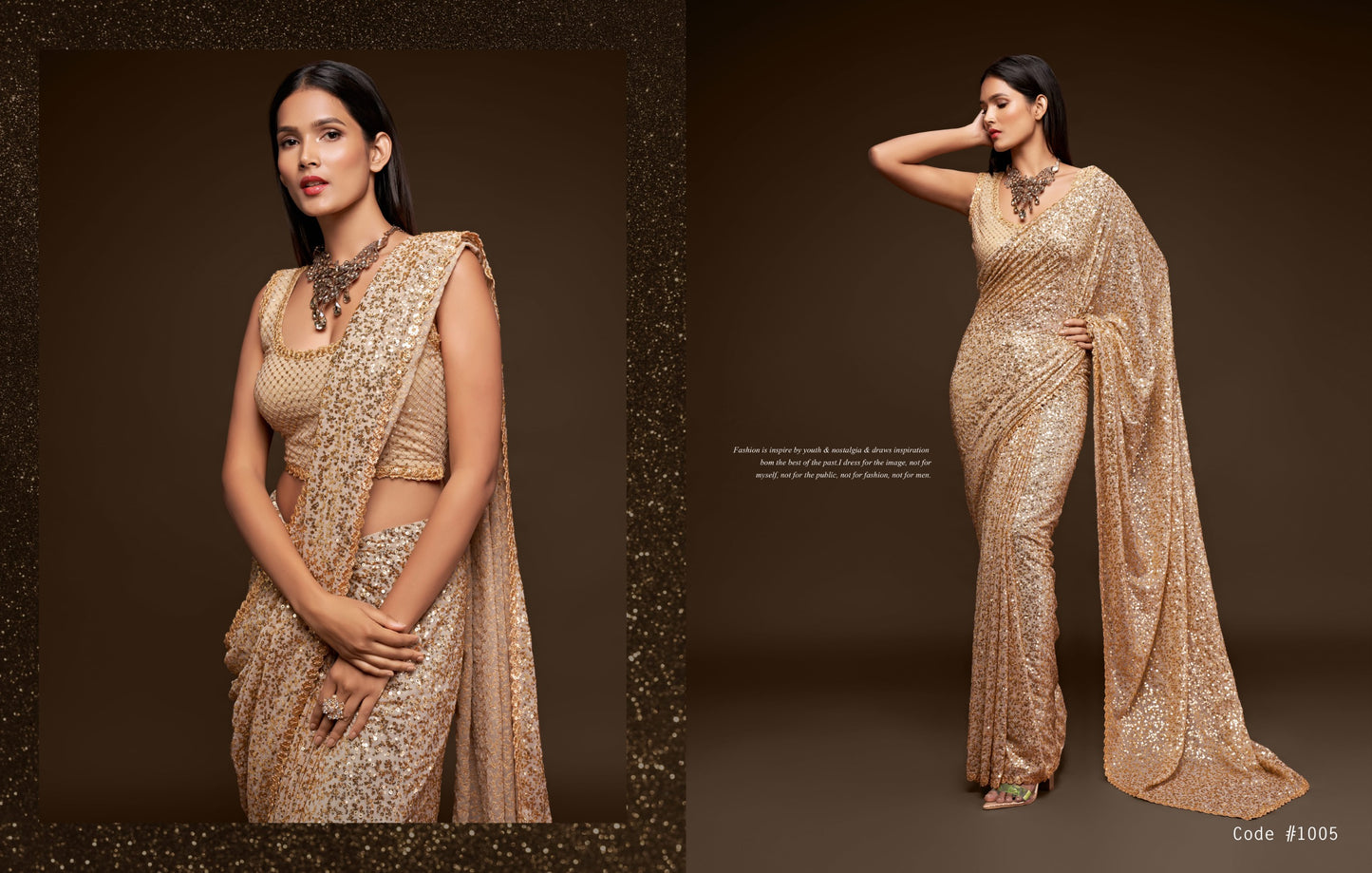 Ultra Premium Sequins Superior Saree