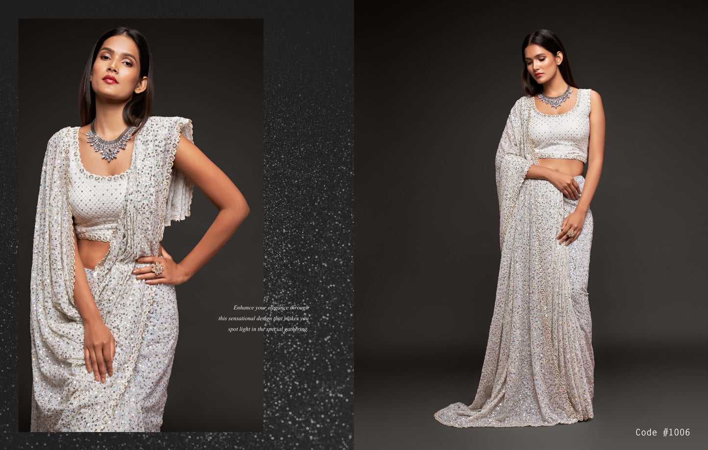 Ultra Premium Sequins Superior Saree