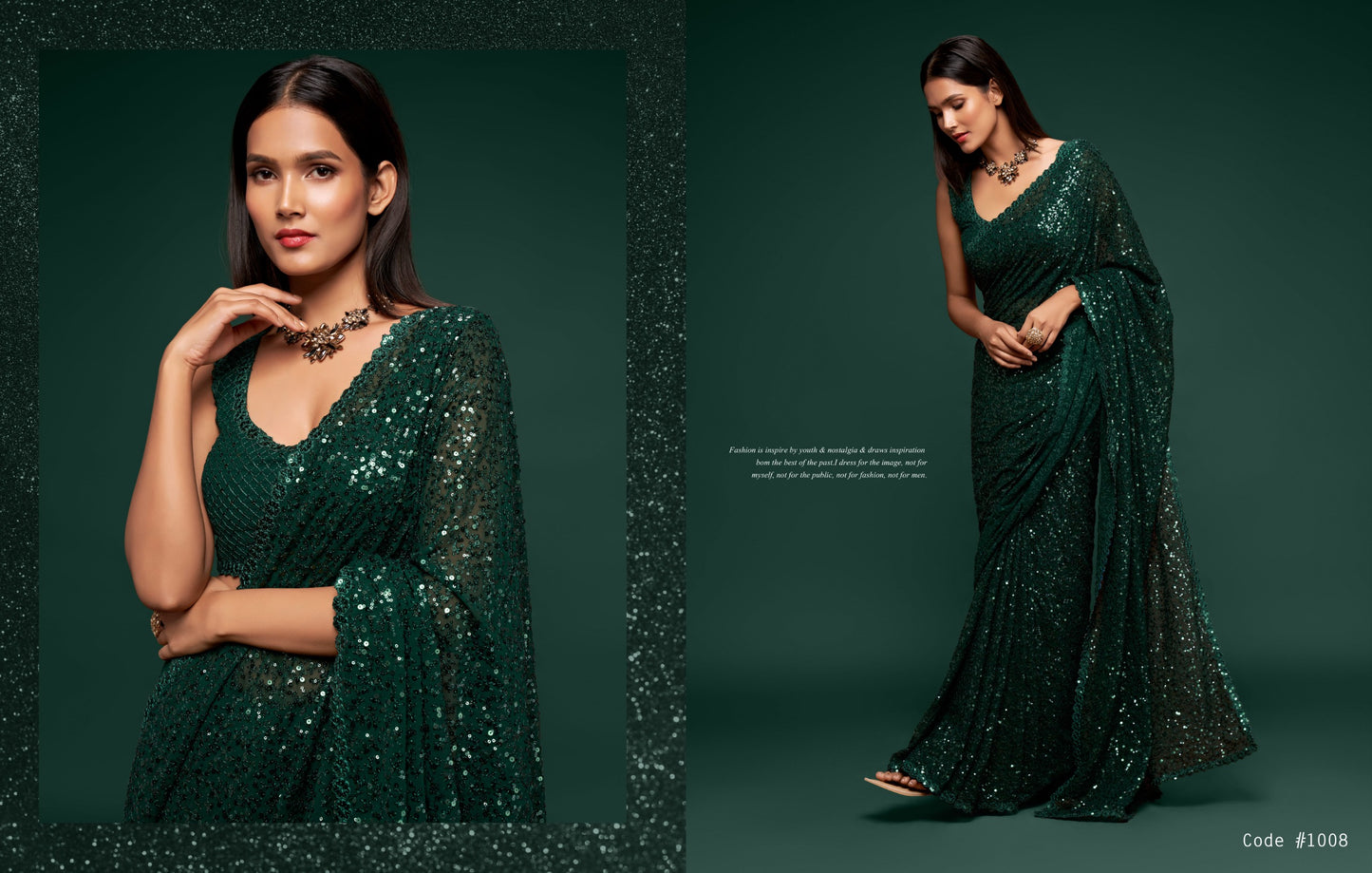 Ultra Premium Sequins Superior Saree