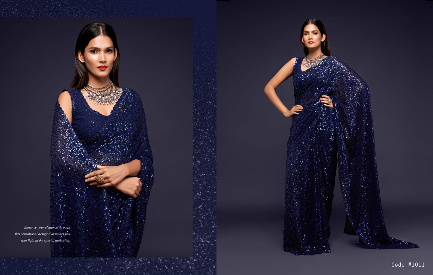 Ultra Premium Sequins Superior Saree