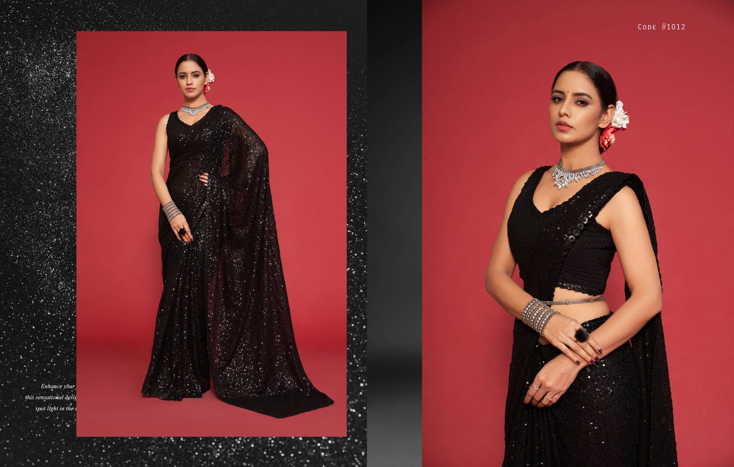 Ultra Premium Sequins Superior Saree
