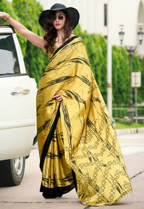 Summer Satin Silk Saree