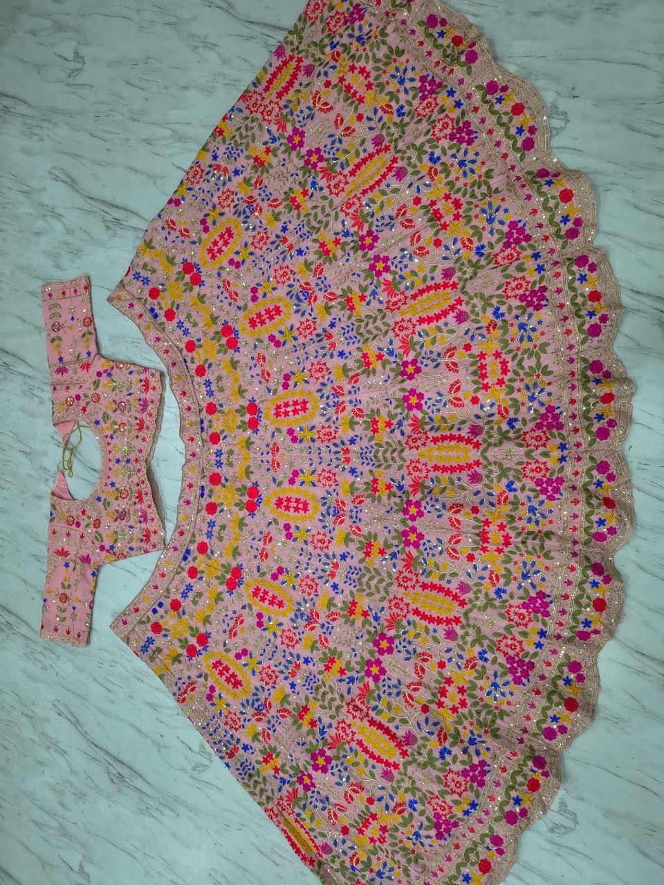 Royalry Pink Ensemble Vibes Premium Look Occassions Functions Lehanga