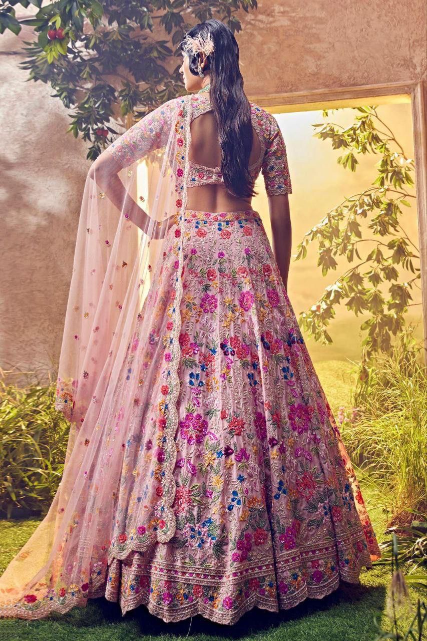 Royalry Pink Ensemble Vibes Premium Look Occassions Functions Lehanga