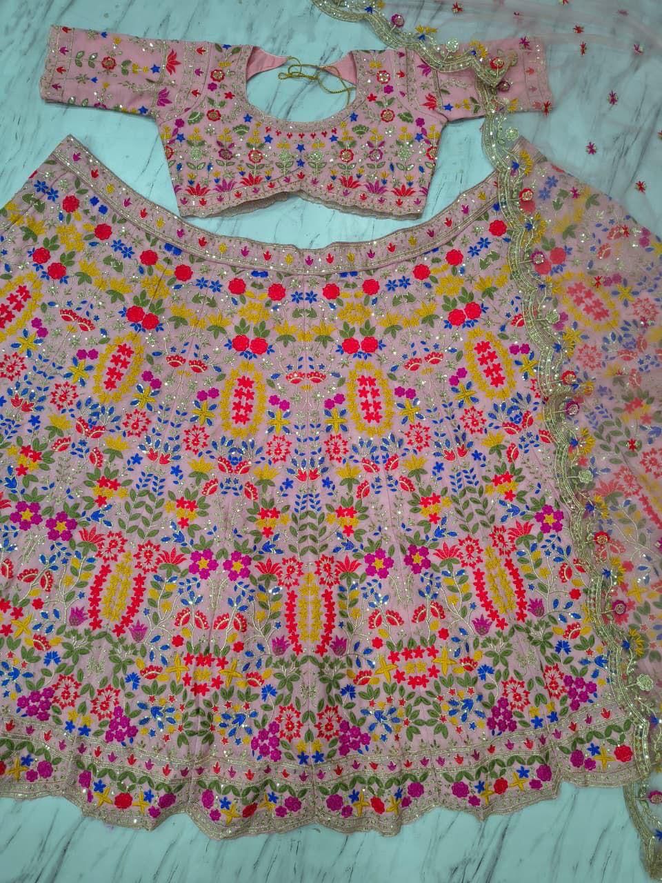 Royalry Pink Ensemble Vibes Premium Look Occassions Functions Lehanga
