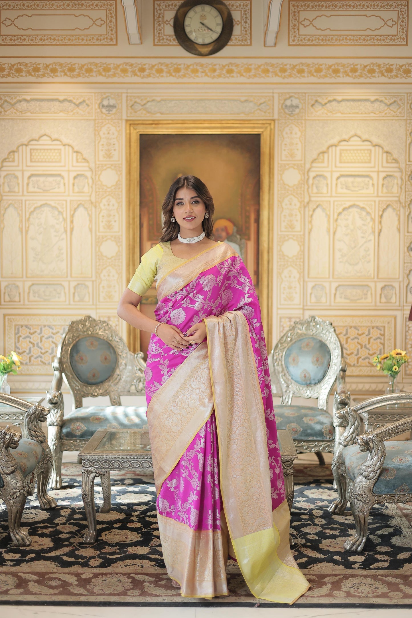 PREMIUM DESIGNER KANJIVARM STYLE SAREE