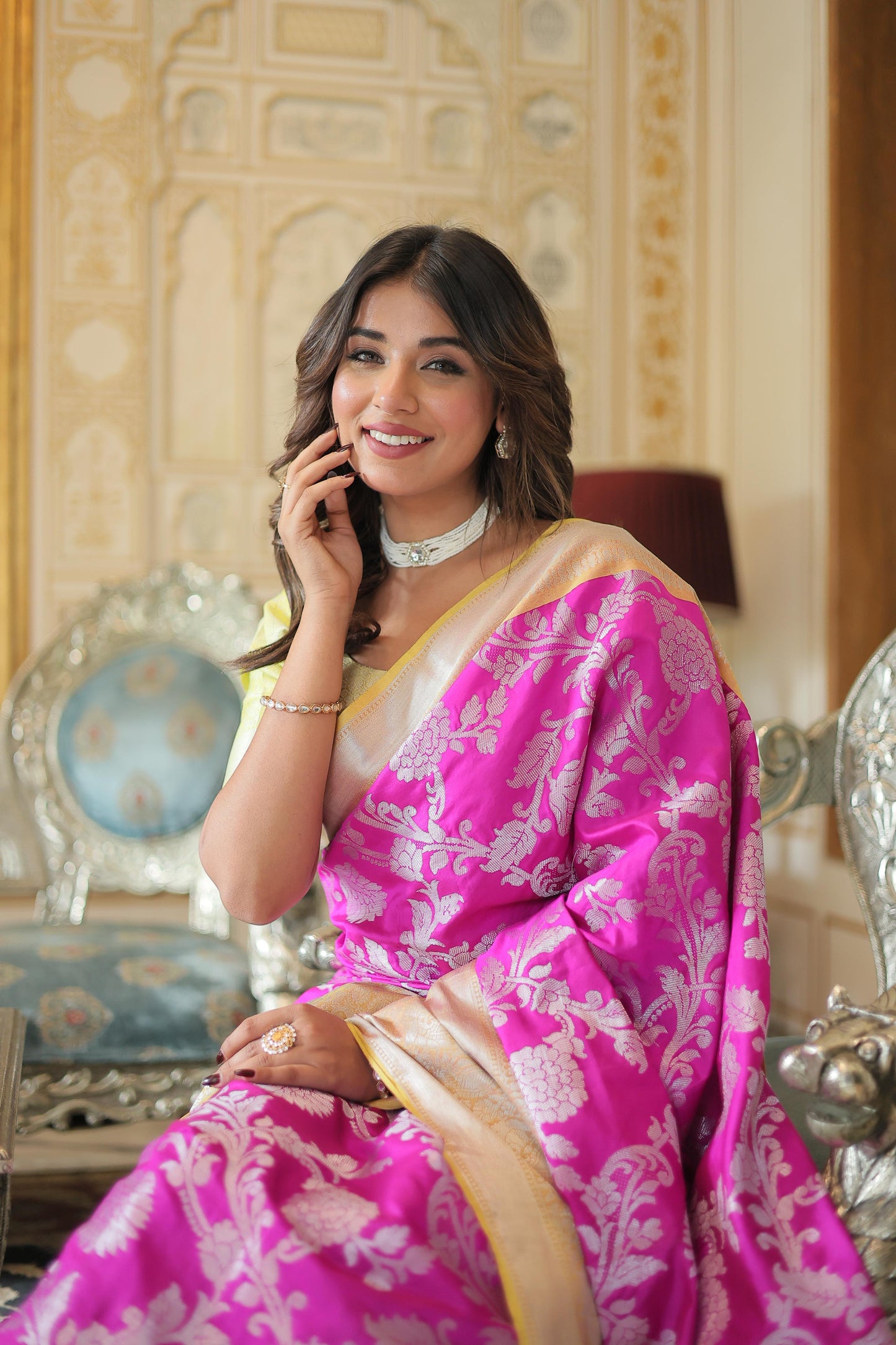 PREMIUM DESIGNER KANJIVARM STYLE SAREE